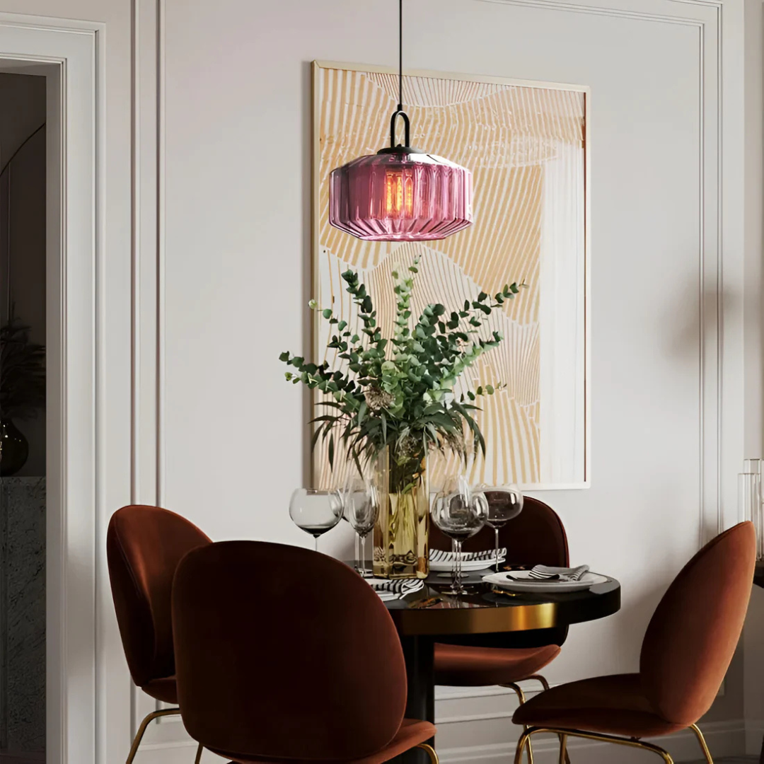 Mireta Glass Pendant Light | Retro-Coloured Glass Design