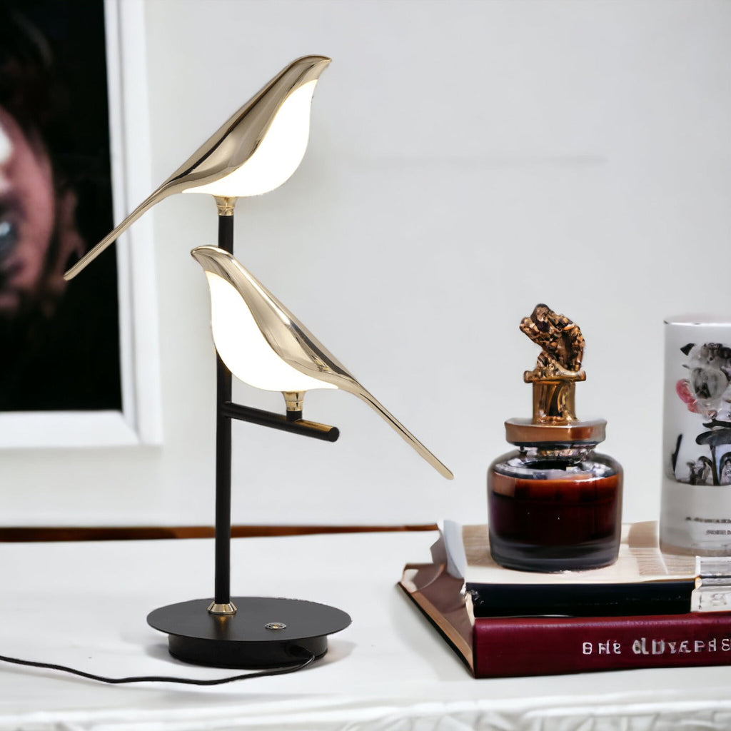 Golden Birdlight Wall Lamp | Modern Nordic LED Wall Sconce
