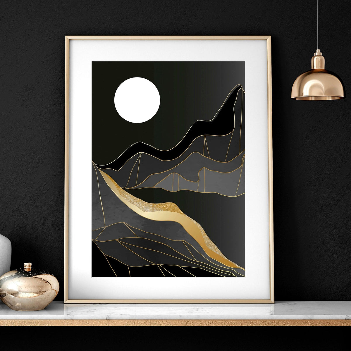 Scandinavian interior decor | set of 3 wall art prints for Living room