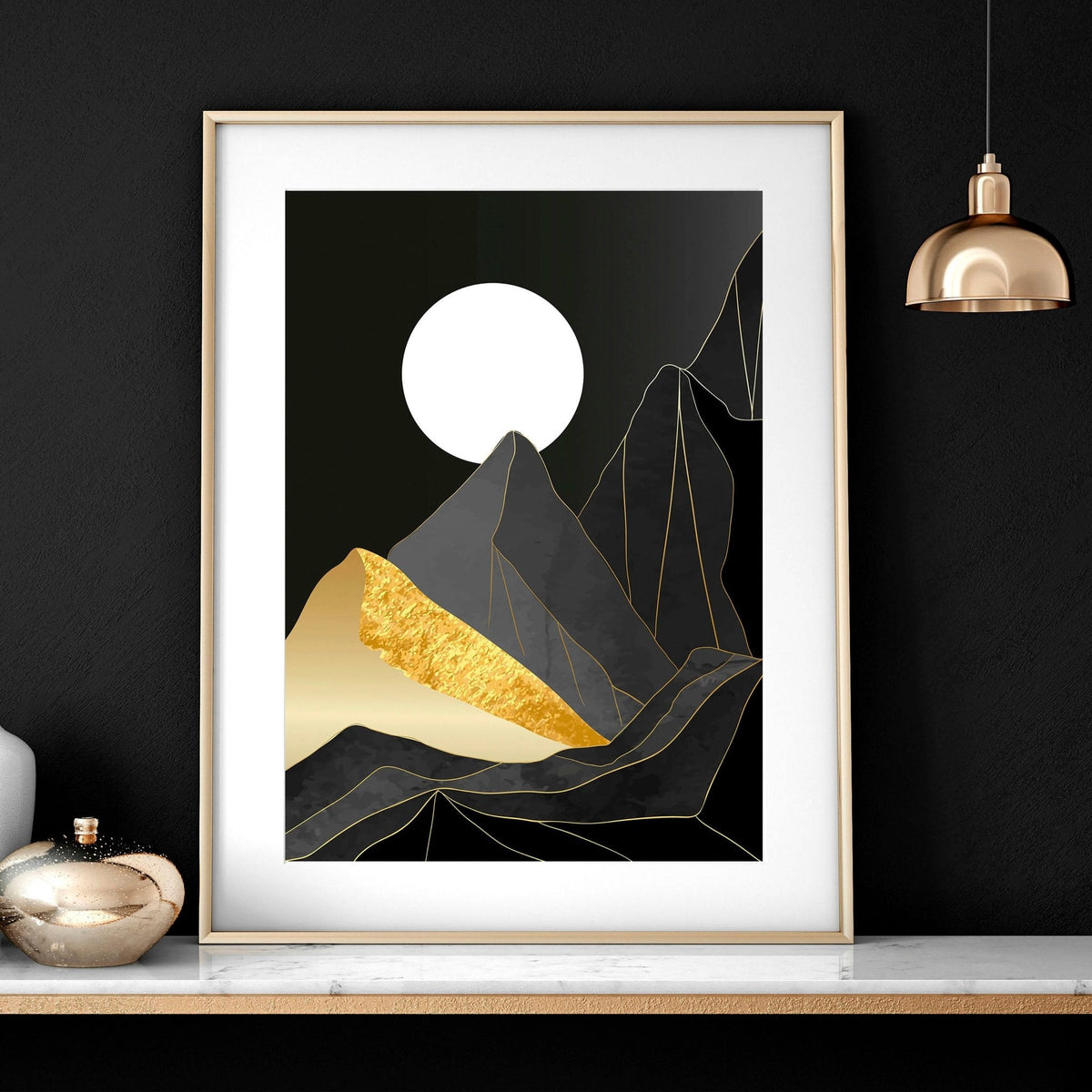 Scandinavian interior decor | set of 3 wall art prints for Living room
