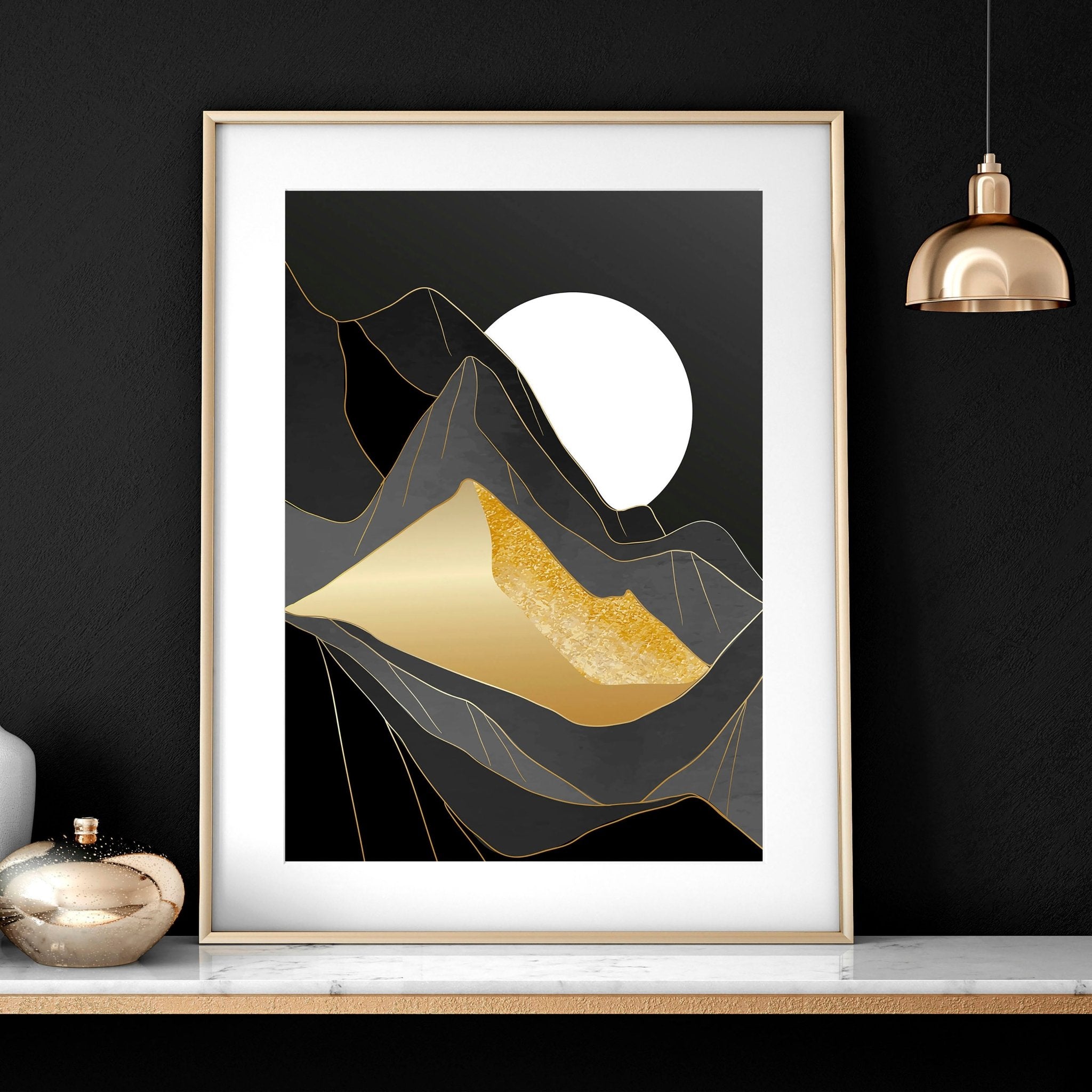 Scandinavian interior decor | set of 3 wall art prints for Living room